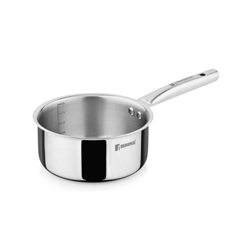 Bergner Tripro Tri-Ply Stainless Steel Saucepan 18 cm with Lid