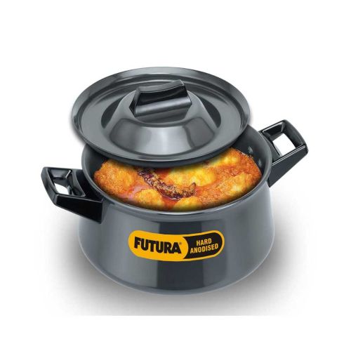 Hawkins Futura Hard Anodised Handi 3 Litre with Lid