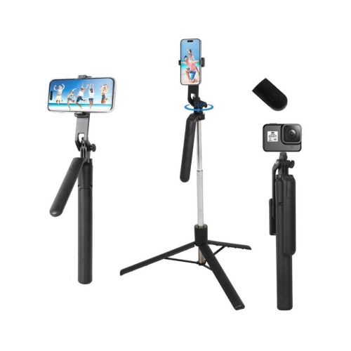 All-in-One 170cm Bluetooth Selfie Stick Tripod