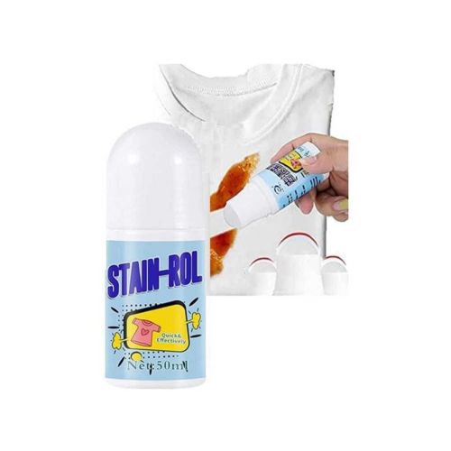 White Cotton Clothes Stain Remover Roller-Ball Cleaner Pen