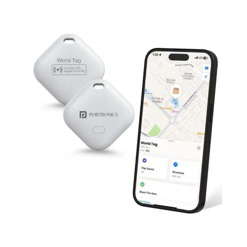 Portronics Worldtag Bluetooth Item Finder (iOS Only)