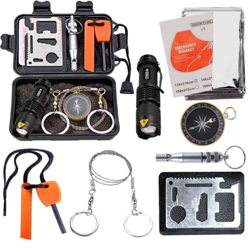 EMDMAK Survival Kit Outdoor Emergency Gear Kit