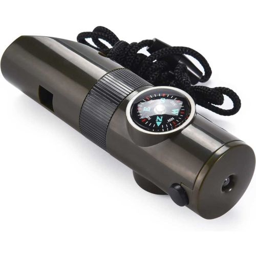 Emergency Survival Kit 7-in-1 Multi-Function Whistle