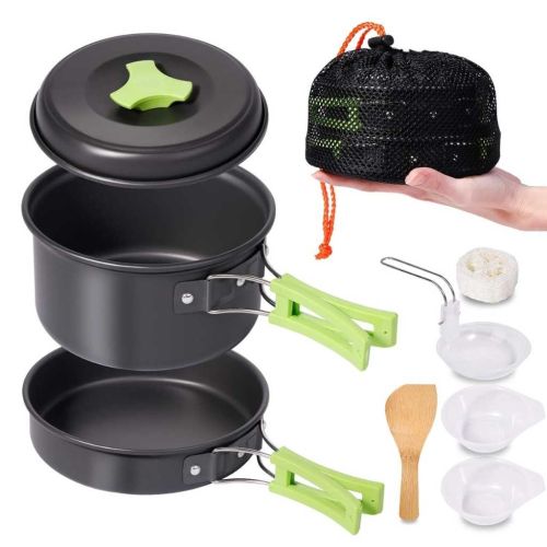 REHTRAD 8 Pcs Camping Cooking Set