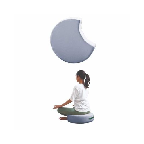 The White Willow HarmonyFlow Yoga Crescent Seat Cushion