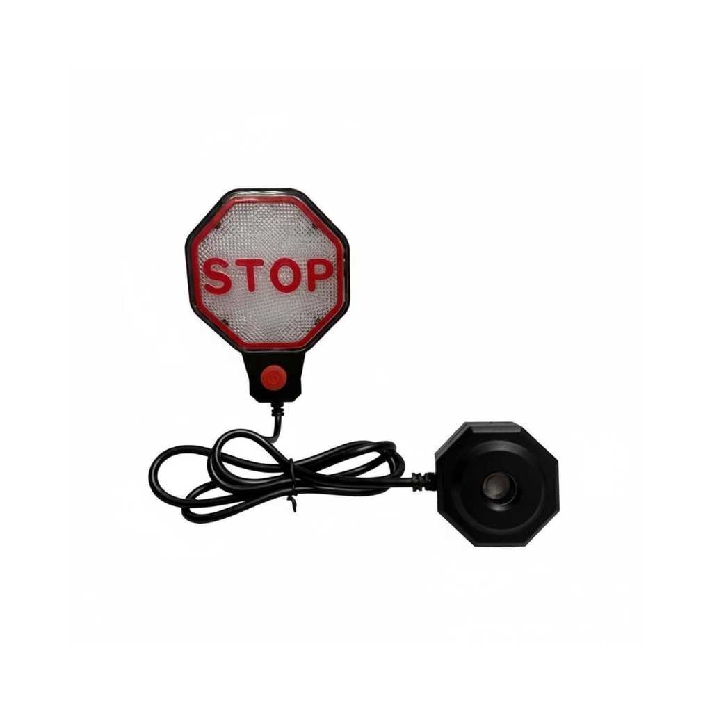 Illuminated Parking Sensor Aid Cable-Connected Garage Parking Sensor with Push Button