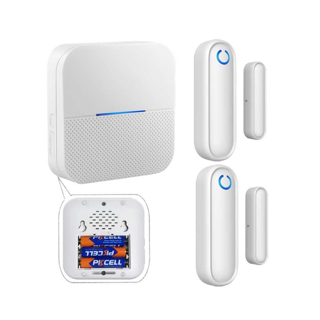 Portable Caregiver Pager Door Alarm with Portable Receiver