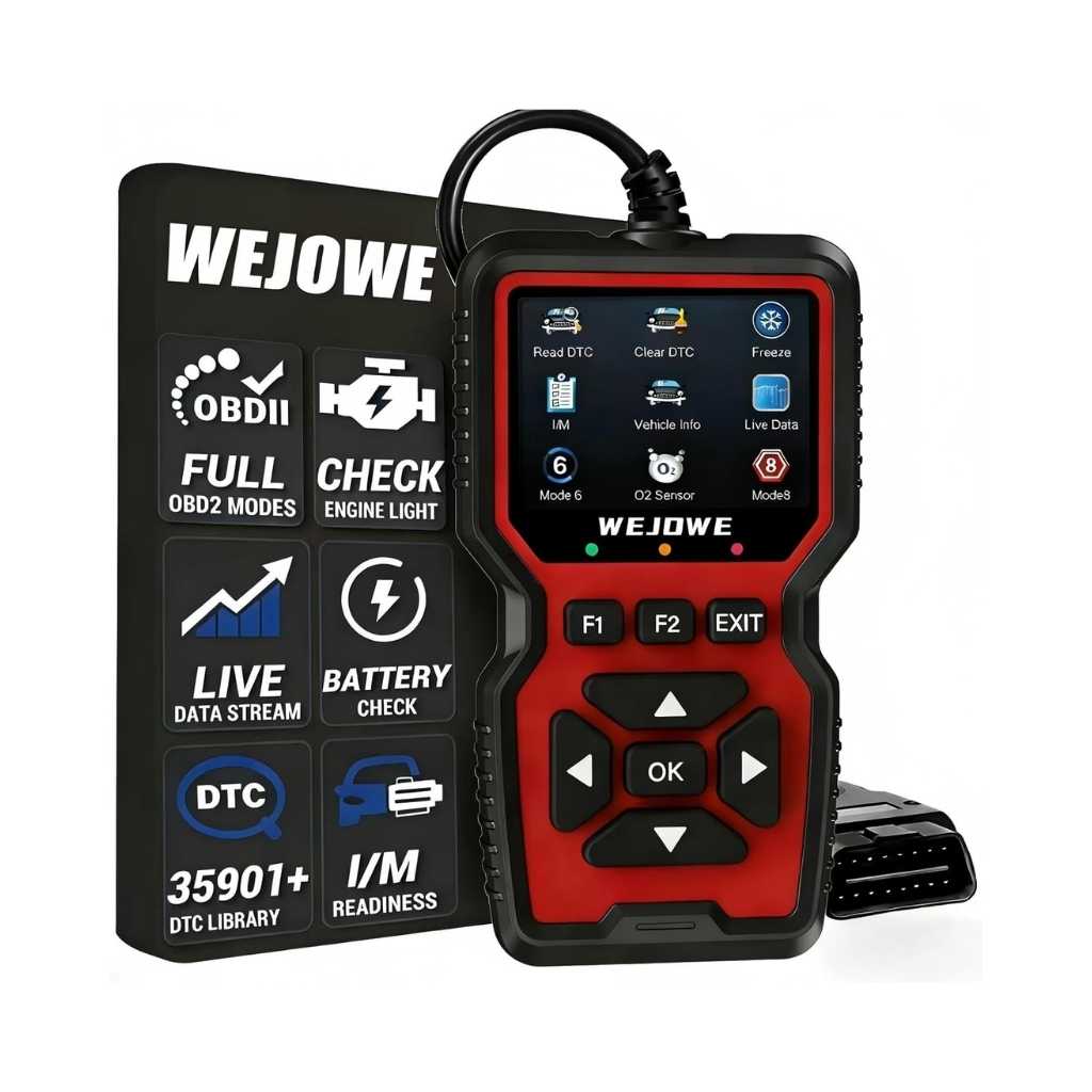 WEJOWE Upgraded OBD2 Scanner Diagnostic Tool