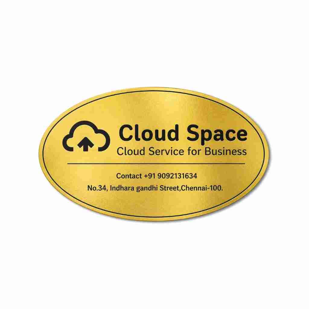 Bellissimo Name Plates – Oval