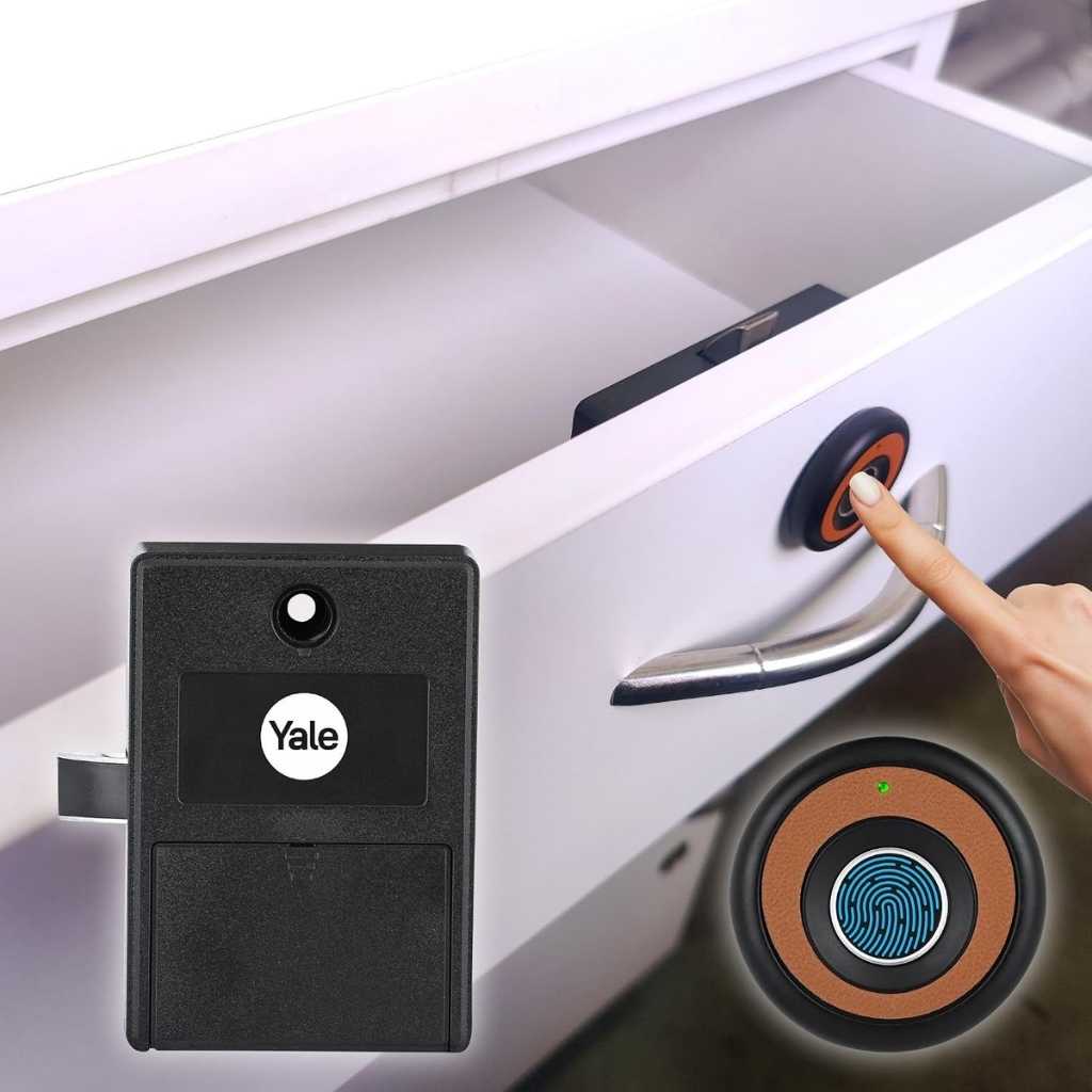 Yale Premium Fingerprint Biometric Wardrobe Lock