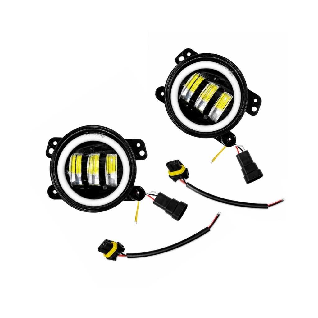 Universal 3 Inch LED Projector Fog Lights Set of 2