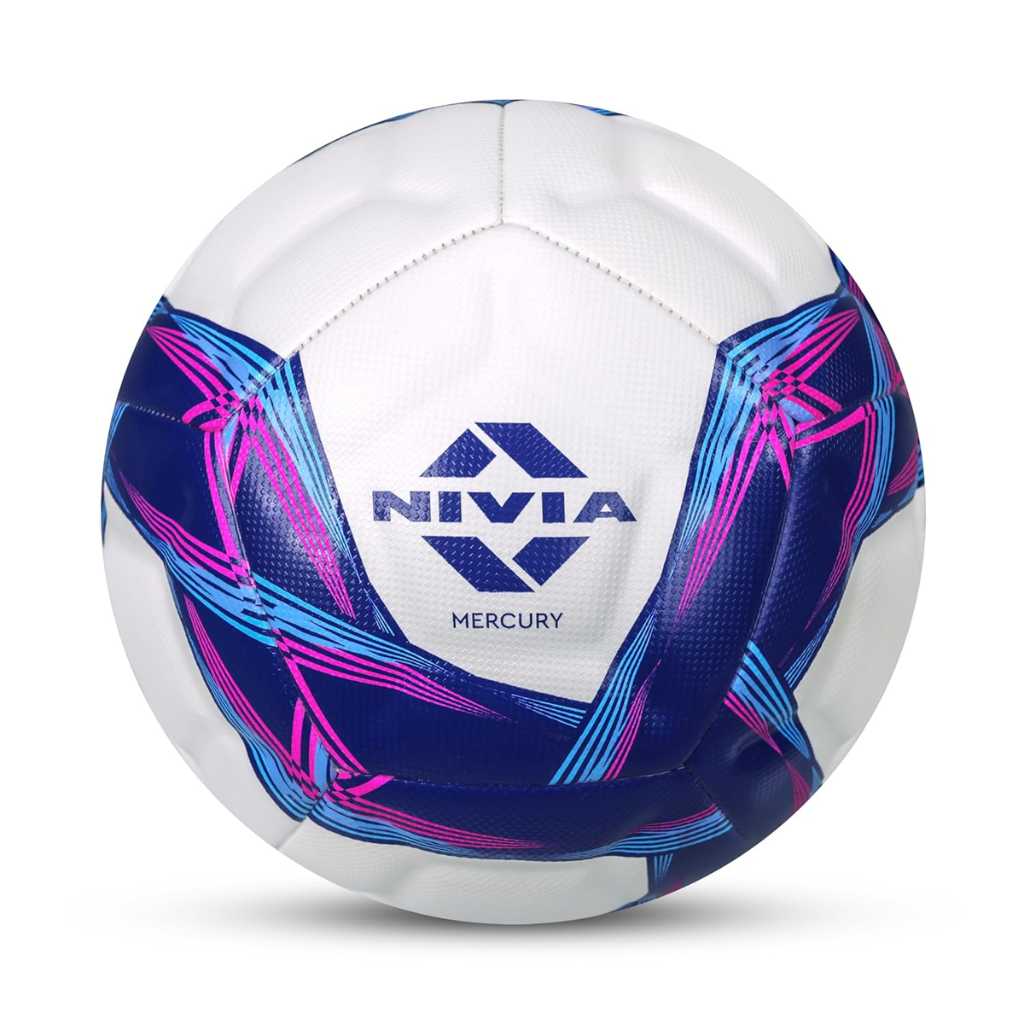 Nivia Mercury Football – PU Leather, 12 Panel Match Ball