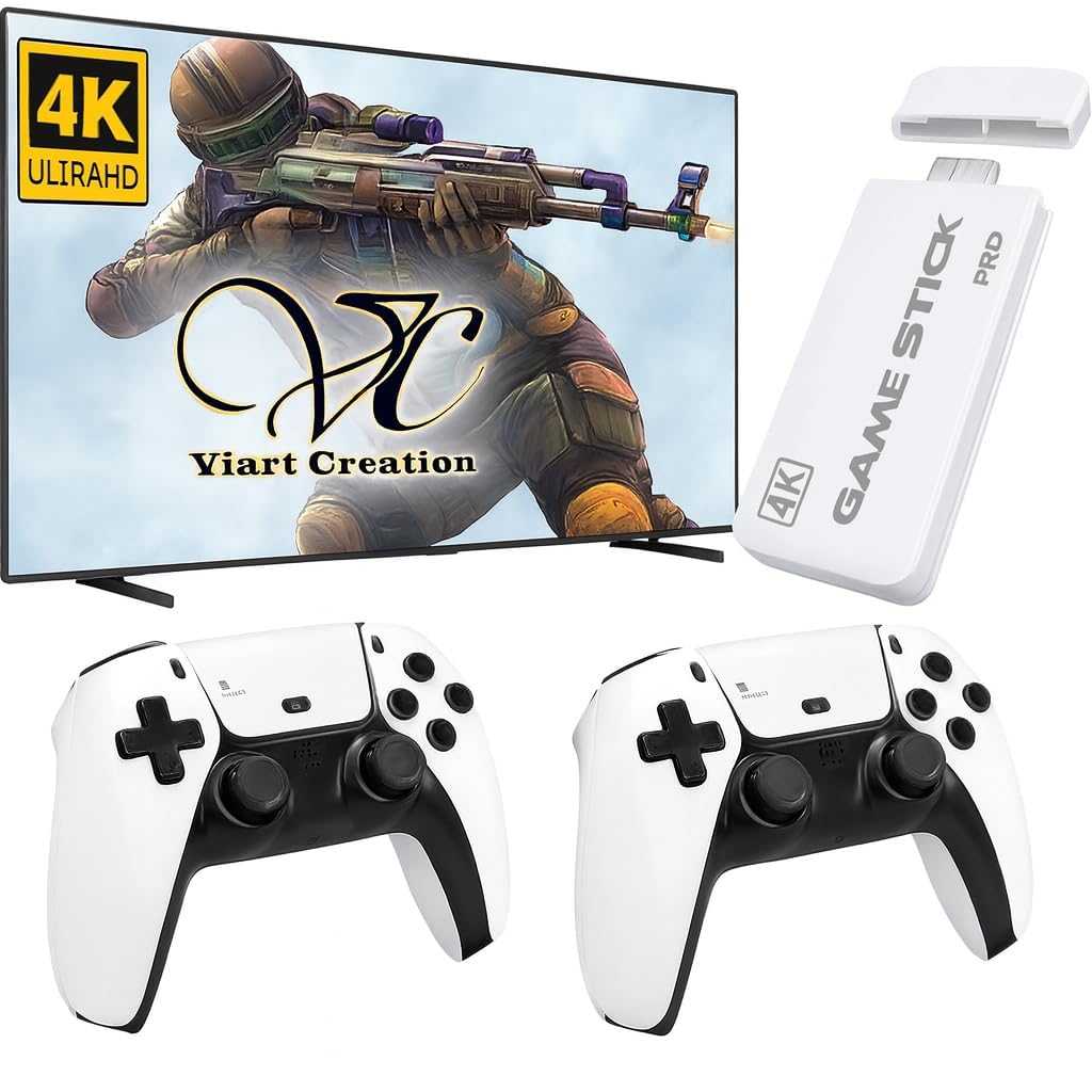 2026 Upgraded 4K TV Video Game Gaming System (Plug & Play)