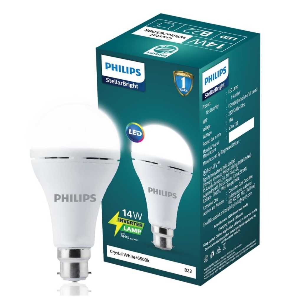 PHILIPS Stellar Bright 14W Emergency LED Bulb
