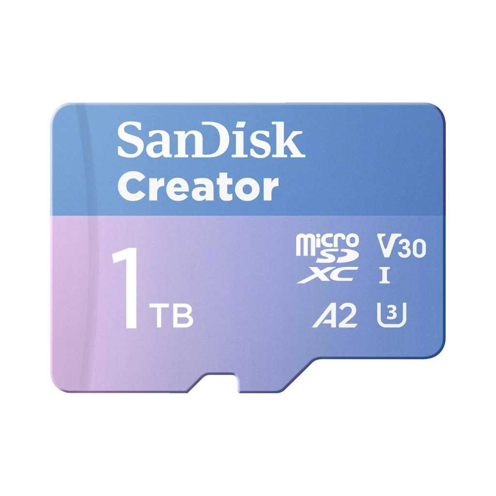 SanDisk Creator 1TB microSD UHS-I Card with SD Adapter