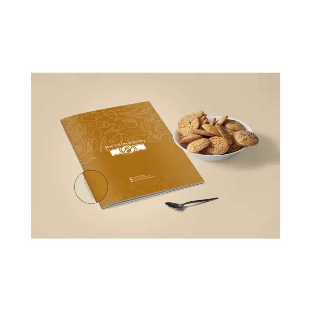 Staple Bind Menu Cards