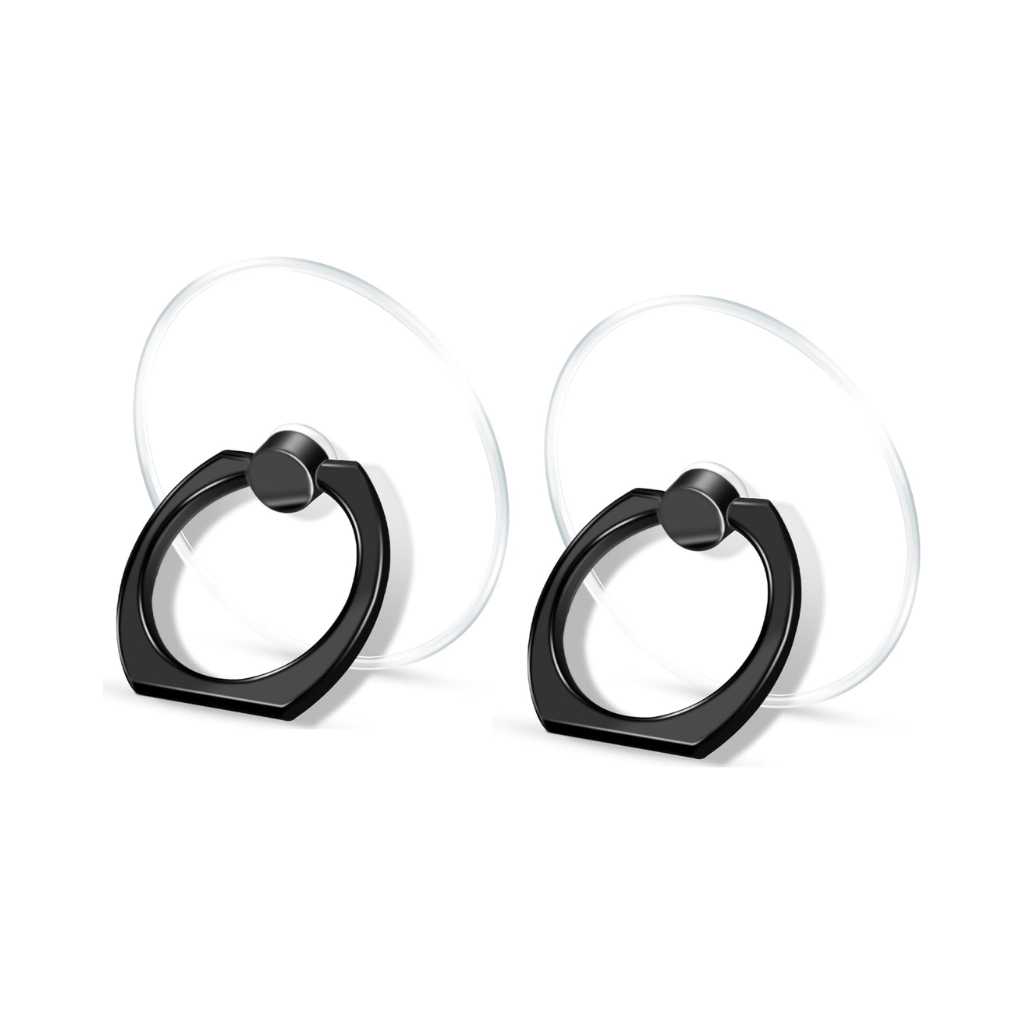 KolorFish Transparent Phone Ring Stand Holder