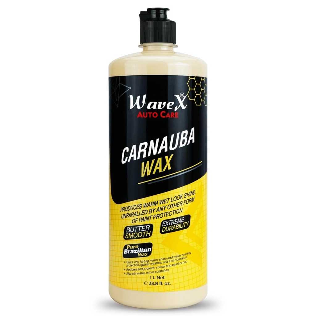 WaveX Carnauba Wax Car Polish Cream 1L