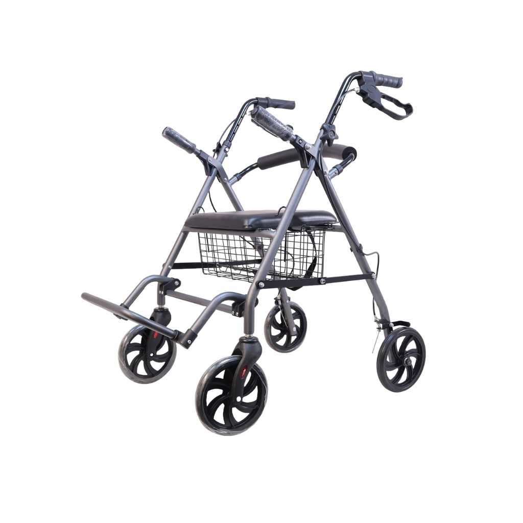 EverActiv Aluminium Rollator Walker with Seat