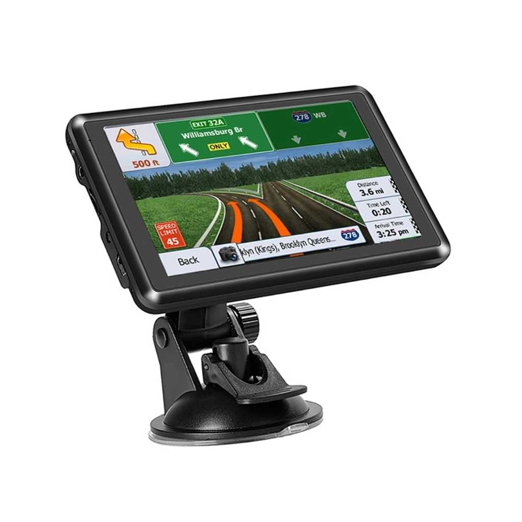 ZOOMELLA® Car GPS Navigator 5 Inch TFT Touch Screen Driving Alert 8GB 128MB GPS Device