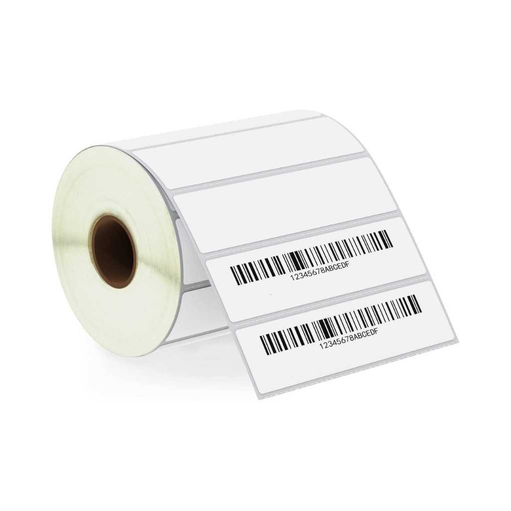 True-Ally 100 × 25 Direct Thermal (DT) Barcode Label Sticker – 4 × 1 Inch, 1000 Labels/Roll