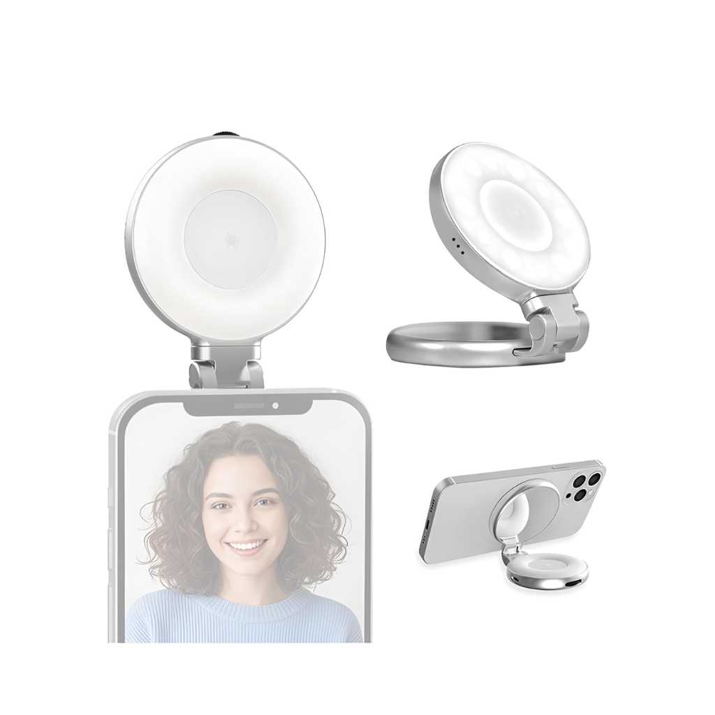 Digitek DRL 3W Magnetic Selfie Ring Light with Mirror