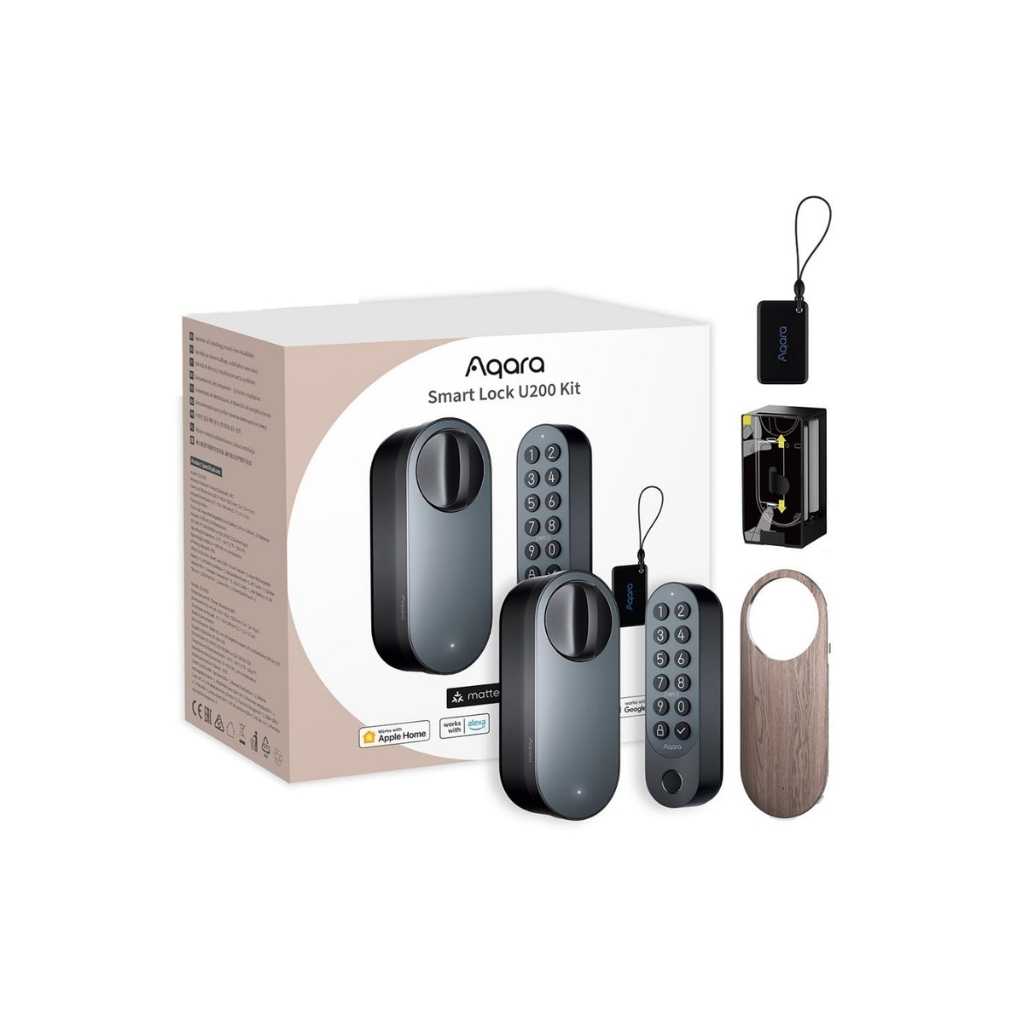 Aqara Smart Lock U200 Kit Matter Over Thread Keyless Door Lock
