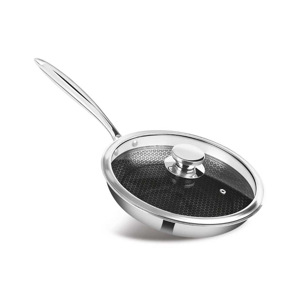 Milton Pro Cook Triply Hexa Tech Fry Pan with Glass Lid