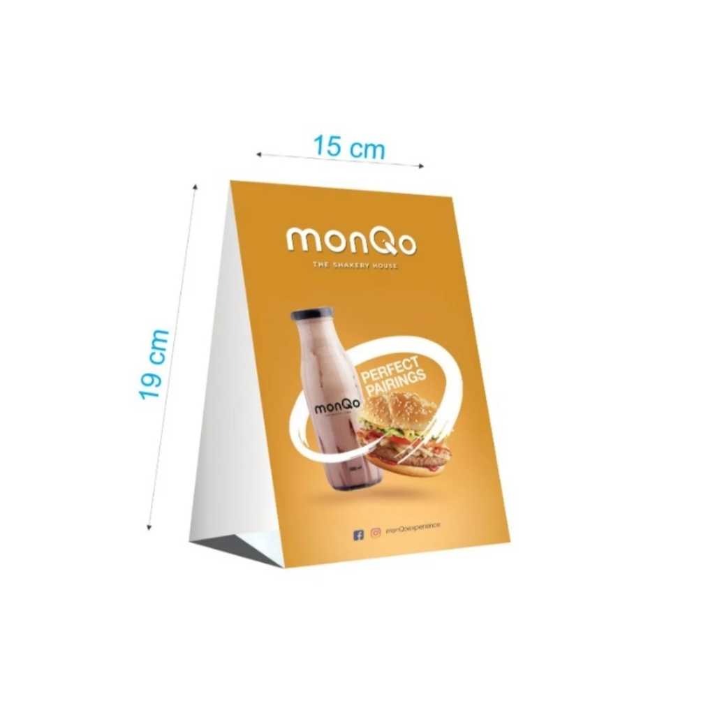 Hard Paper Promotional Tent Cards