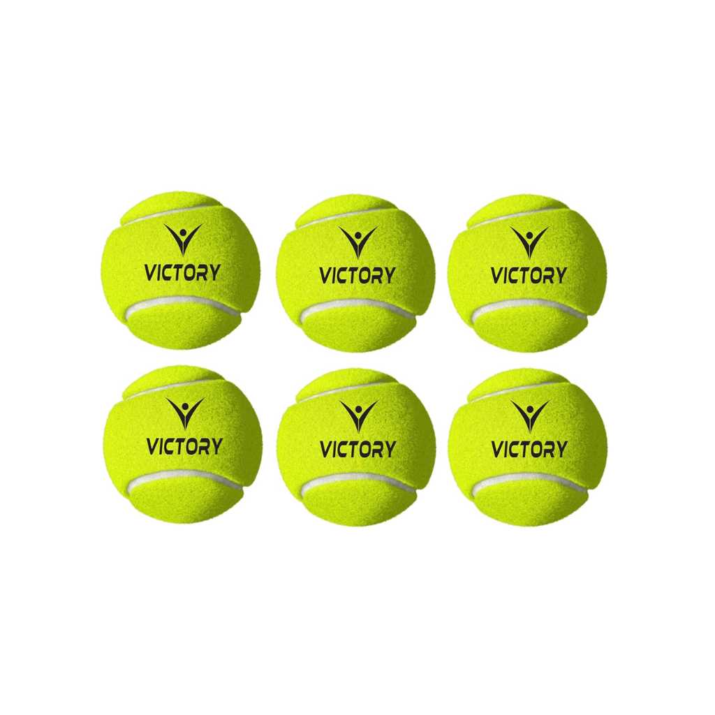 Victory Cricket Tennis Balls (Pack of 6)