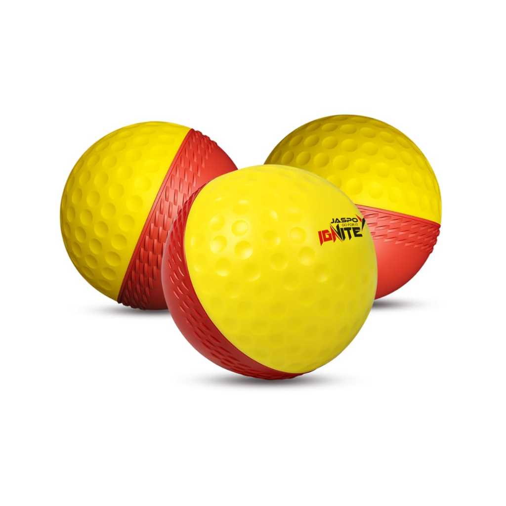 Jaspo Ignite PU Cricket Ball Pack of 3