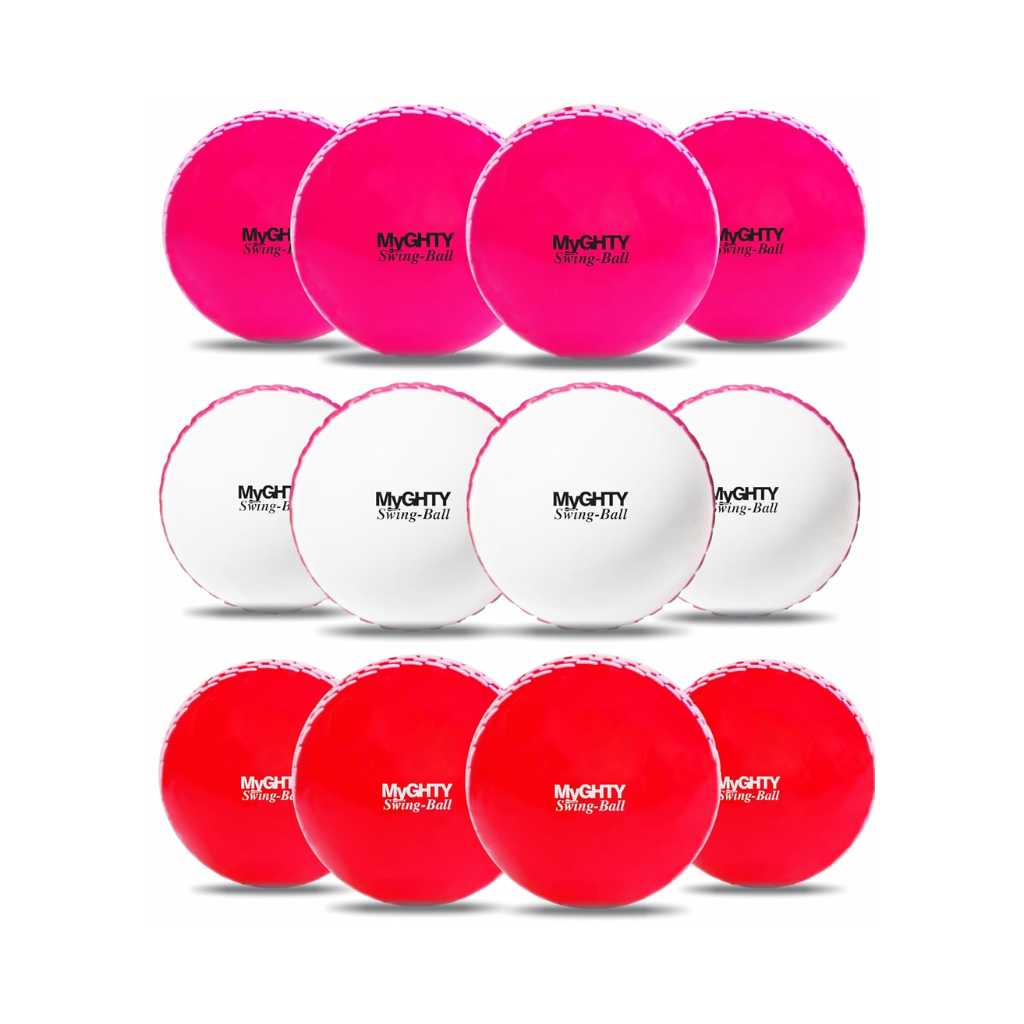 Jaspo Mighty Swing Cricket Ball Pack of 12