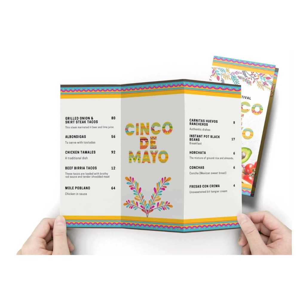 Trifold Brochure A5 Standard Paper