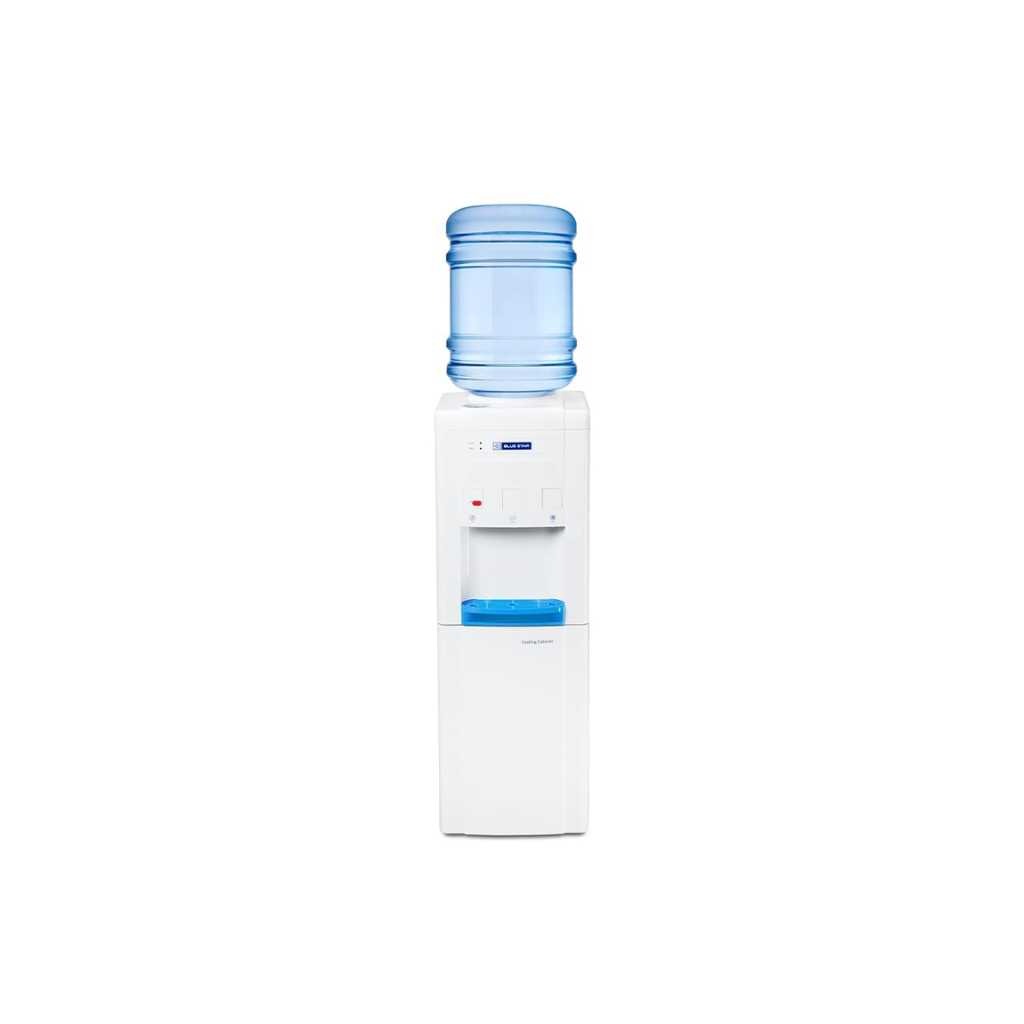 Blue Star BWD3FMRGA Hot, Cold & Normal Water Dispenser with Refrigerator (14L, Blue)