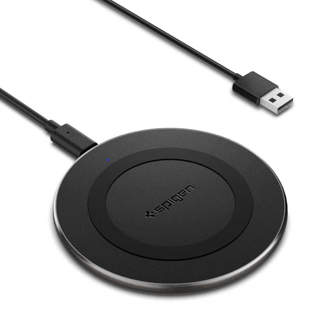 Spigen 15W Wireless Charger Fast Charging Pad (PF2104) – Black